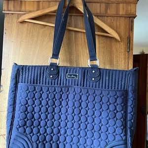 Very Bradley Navy Blue Briefcase